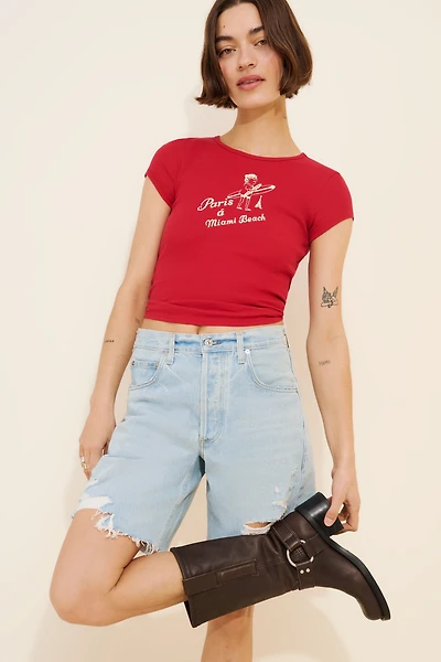 Citizens of Humanity Ayla Denim Shorts