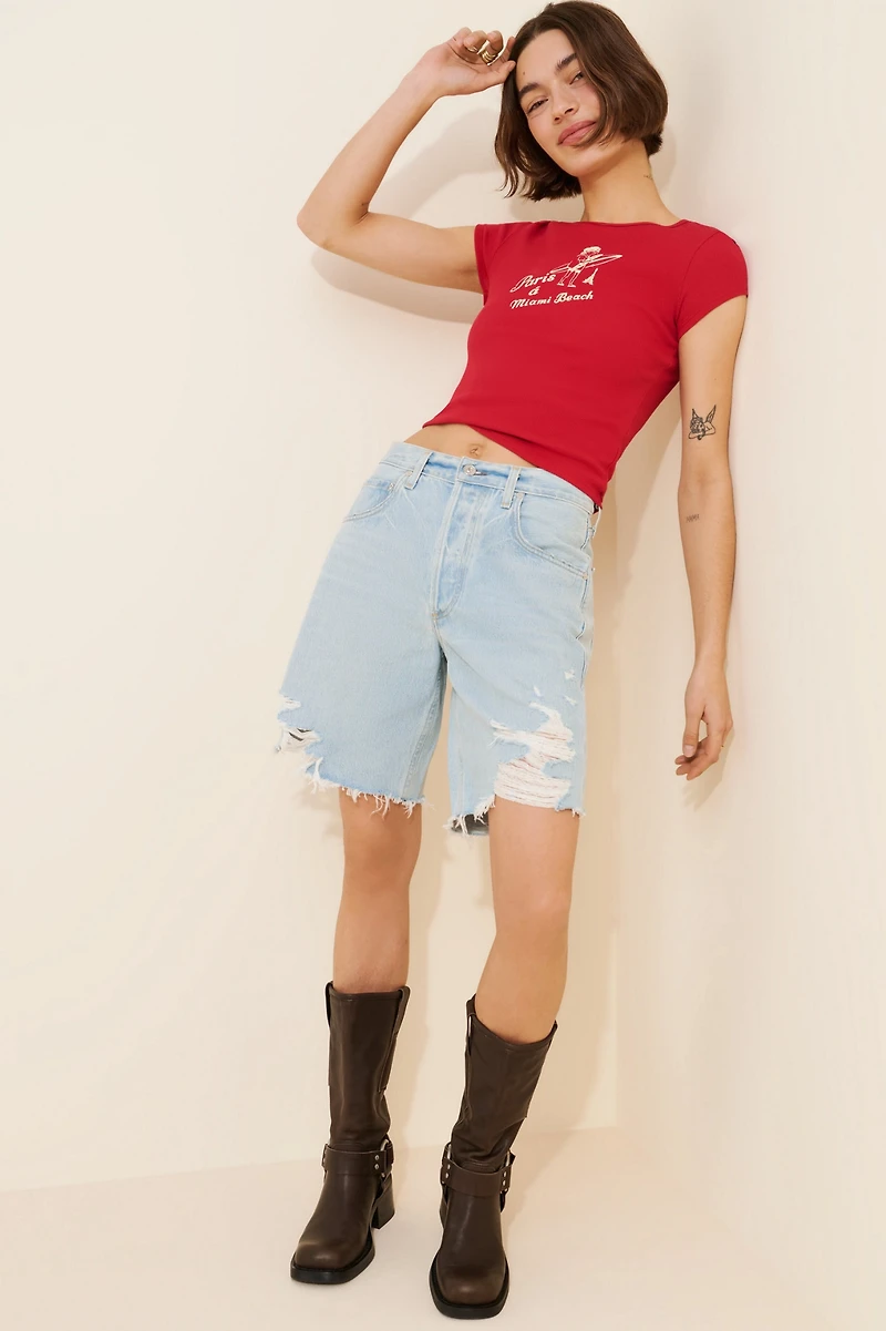 Citizens of Humanity Ayla Denim Shorts