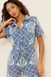 Little Lies Shell Button Jumpsuit