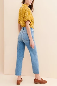 PAIGE Sarah Straight Ankle Jeans
