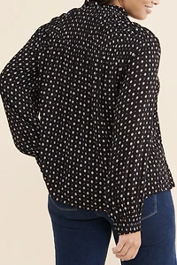 Lost + Wander High-Neck Geode Blouse