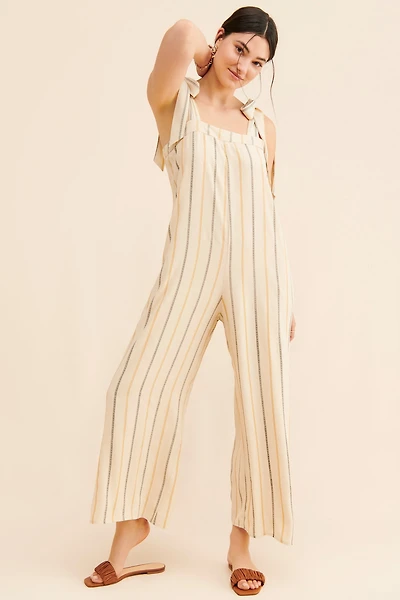 Sancia Mae Striped Jumpsuit