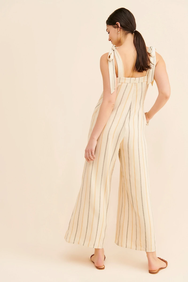 Sancia Mae Striped Jumpsuit