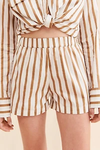 Mikoh Sierra Striped Elastic Shorts