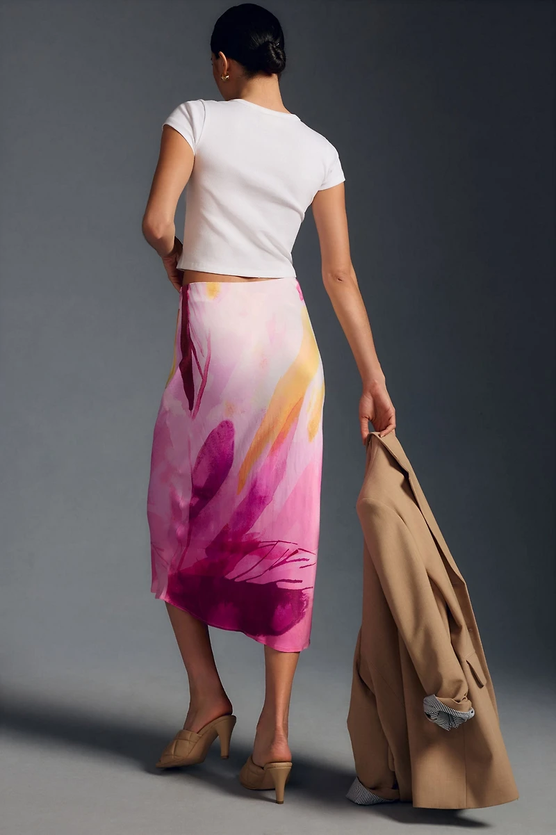 The Elyse Midi Slip Skirt