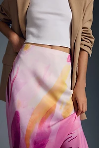 The Elyse Midi Slip Skirt