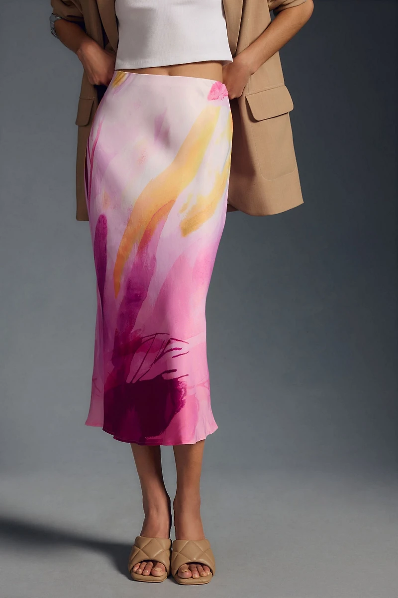 The Elyse Midi Slip Skirt