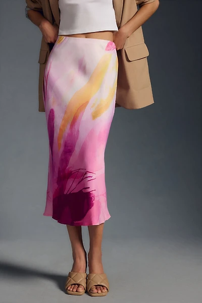 The Elyse Midi Slip Skirt