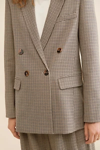 ASTR the Label Milani Houndstooth Blazer