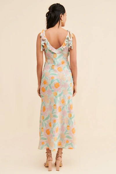 ASTR the Label Sorbae Floral Maxi Dress