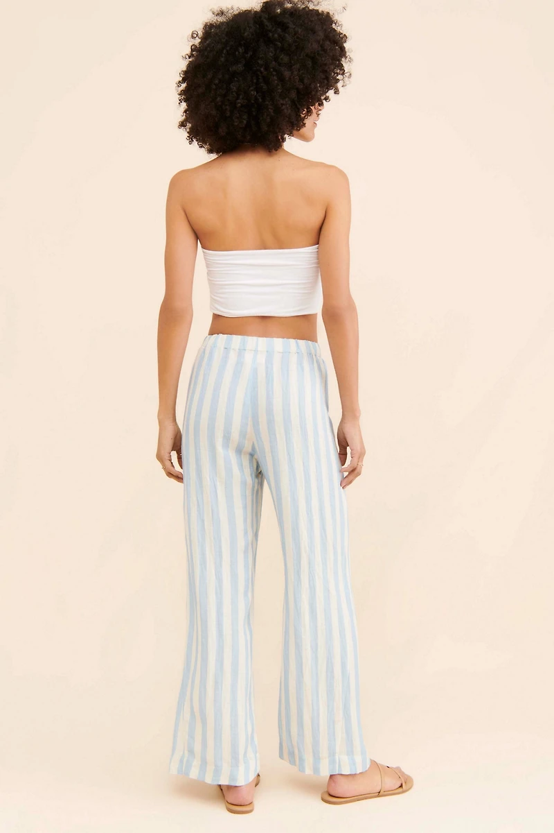 Velvet by Graham & Spencer Stripe Wide Leg Pants