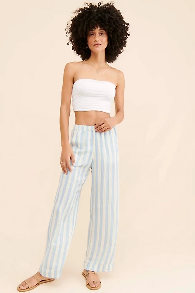 Velvet by Graham & Spencer Stripe Wide Leg Pants