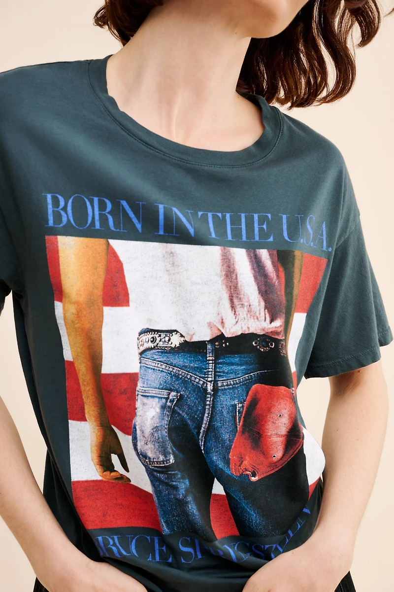 Letluv Bruce Springsteen Boyfriend Tee