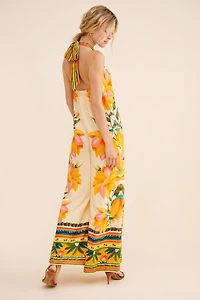 FARM Rio High Neck Wide Leg Jumpsuit