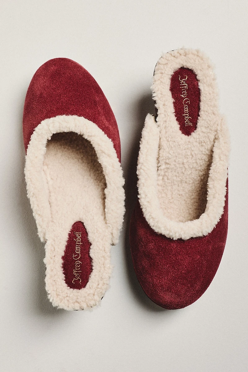 Jeffrey Campbell Cloguette Sherpa Heels