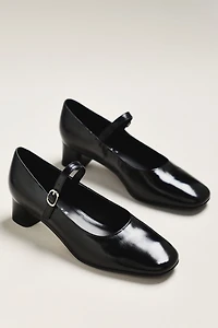 Jeffrey Campbell Top-Class Suede Mary Jane Heels