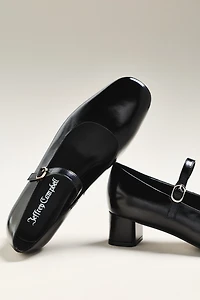 Jeffrey Campbell Top-Class Suede Mary Jane Heels