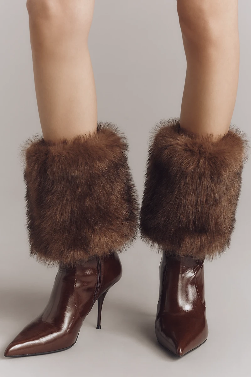 Jeffrey Campbell Thermal Faux-Fur Foldover Riding Boots