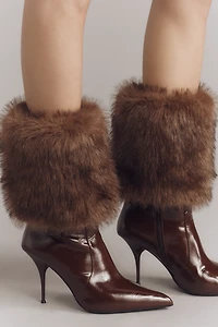 Jeffrey Campbell Thermal Faux-Fur Foldover Riding Boots