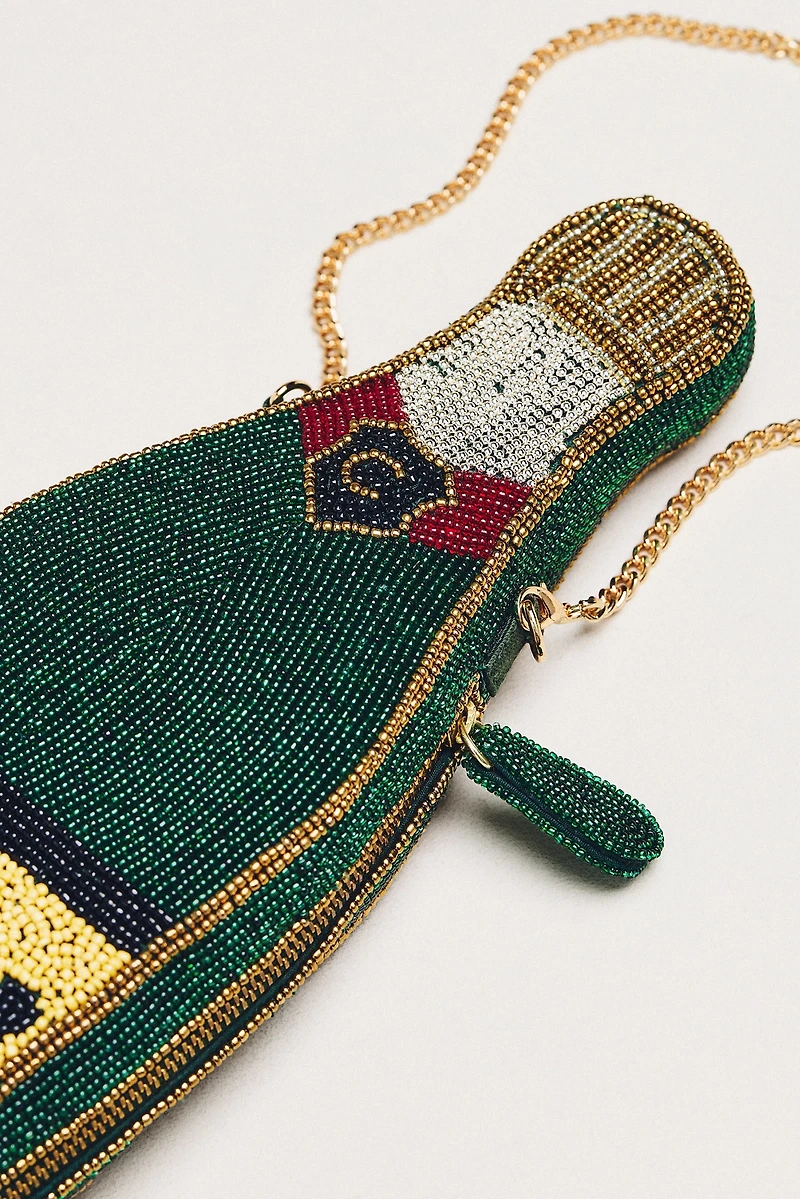 Beaded Icon Crossbody Bag