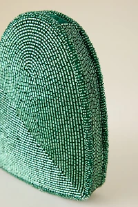 Beaded Icon Crossbody Bag