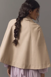 Lalavon Poncho Trench Coat