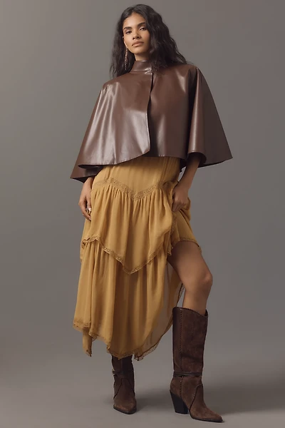 Mare Mare Vegan Leather Cape