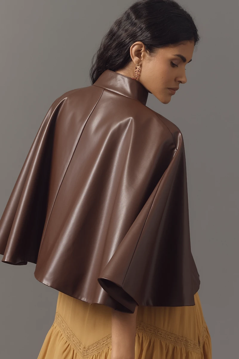 Mare Mare Vegan Leather Cape