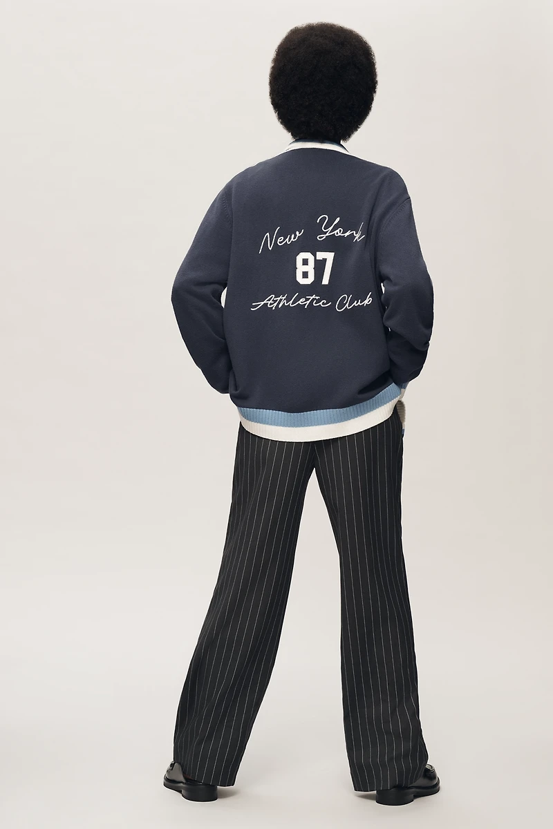 Ellsworth & Ivey Game Day Cardigan Sweater