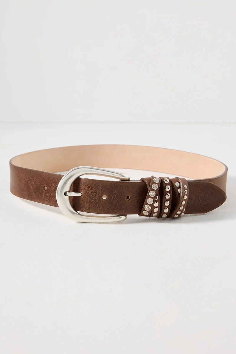 Streets Ahead Studded Horseshoe Buckle Belt