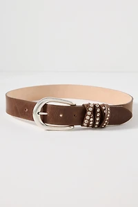 Streets Ahead Studded Horseshoe Buckle Belt