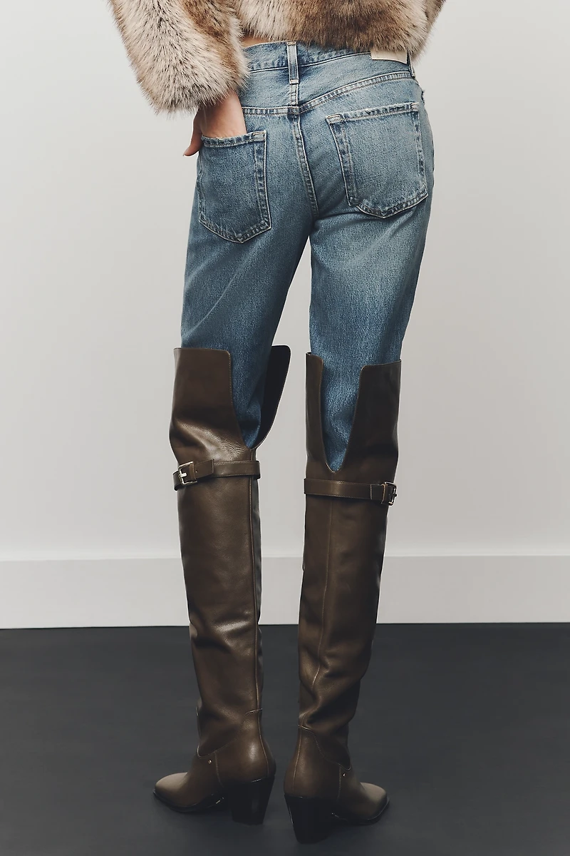 Bronx Jov-II Burnish Over-The-Knee Boots