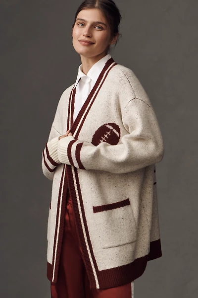 Flat White Game Day Cardigan Sweater