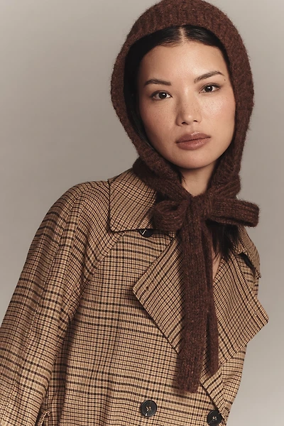 By Anthropologie Tie-Front Knit Hood