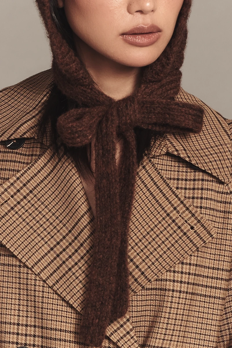 By Anthropologie Tie-Front Knit Hood