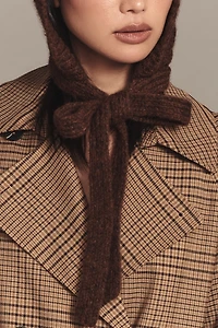 By Anthropologie Tie-Front Knit Hood
