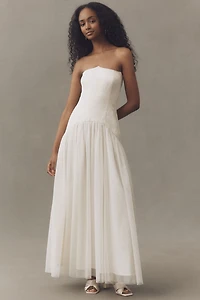 Hutch Twofer Tulle Drop-Waist Dress