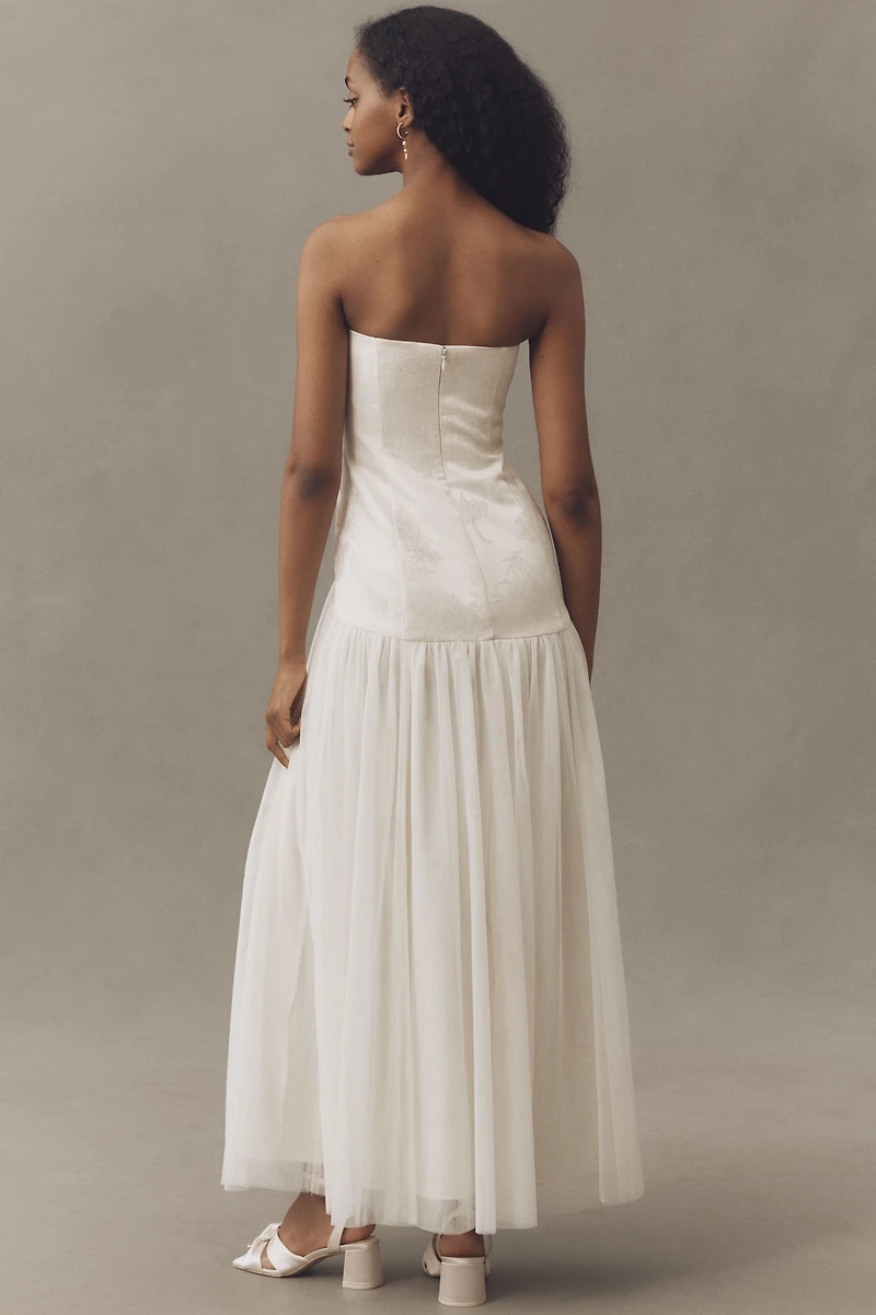 Hutch Twofer Tulle Drop-Waist Dress