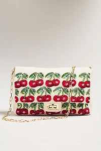 Maeve Oversized Beaded Shoulder Bag