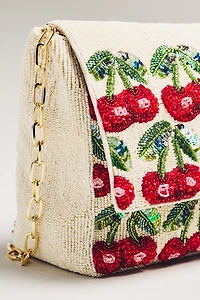 Maeve Oversized Beaded Shoulder Bag