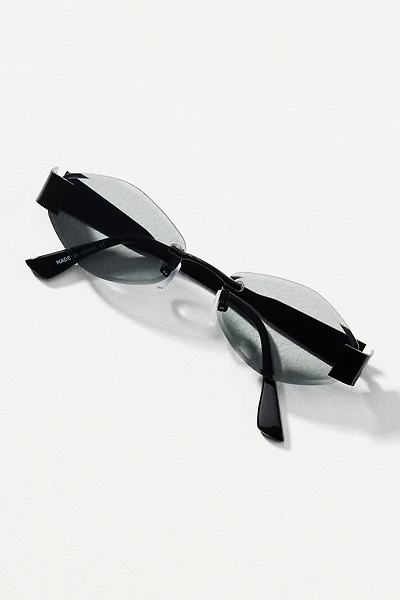 I-SEA Metal Oval Geo Sunglasses