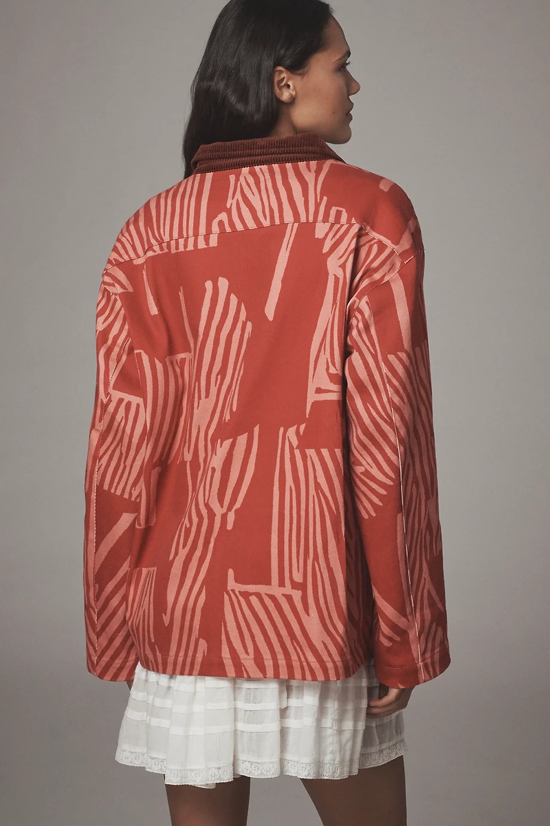 Bel Kazan Printed Open-Front Jacket