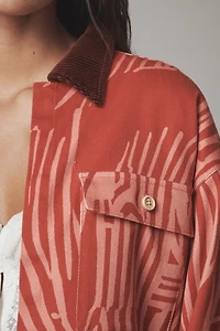 Bel Kazan Printed Open-Front Jacket