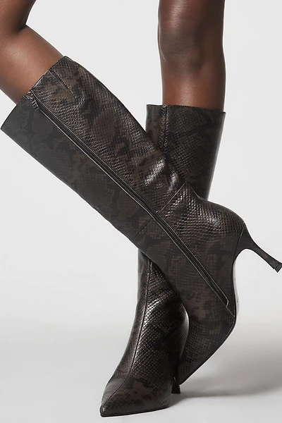 Black Suede Studio Draya 80 Pointed-Toe Boots