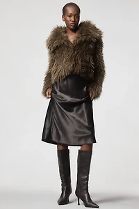 Black Suede Studio Draya 80 Pointed-Toe Boots