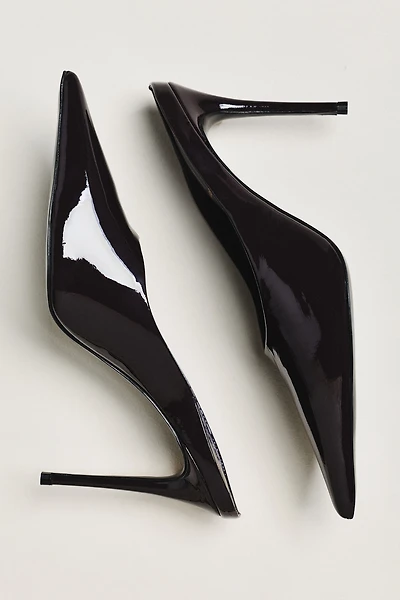 Black Suede Studio Fallon 100 Pumps