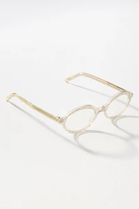I-SEA Shimmery Oval Reader Glasses