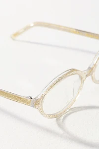 I-SEA Shimmery Oval Reader Glasses