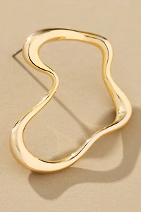 Squiggle Post Earrings