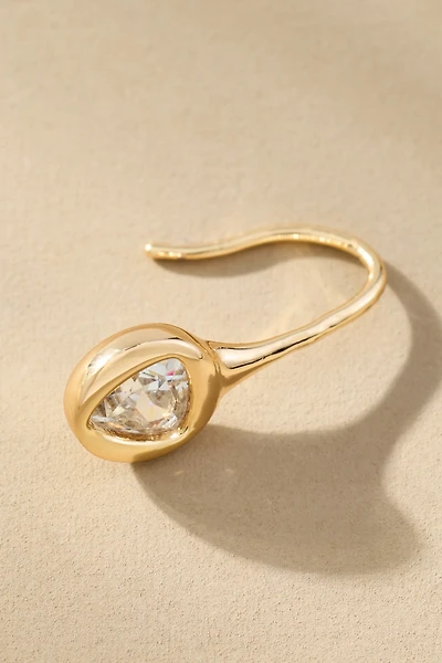 Dainty Crystal Fishhook Earrings